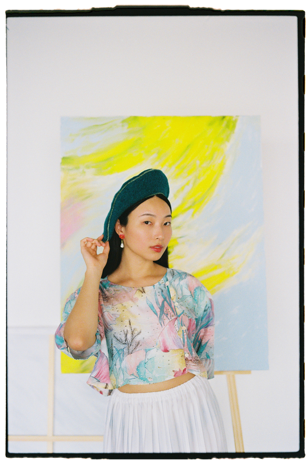 SEASHELL VINTAGE BLOUSE