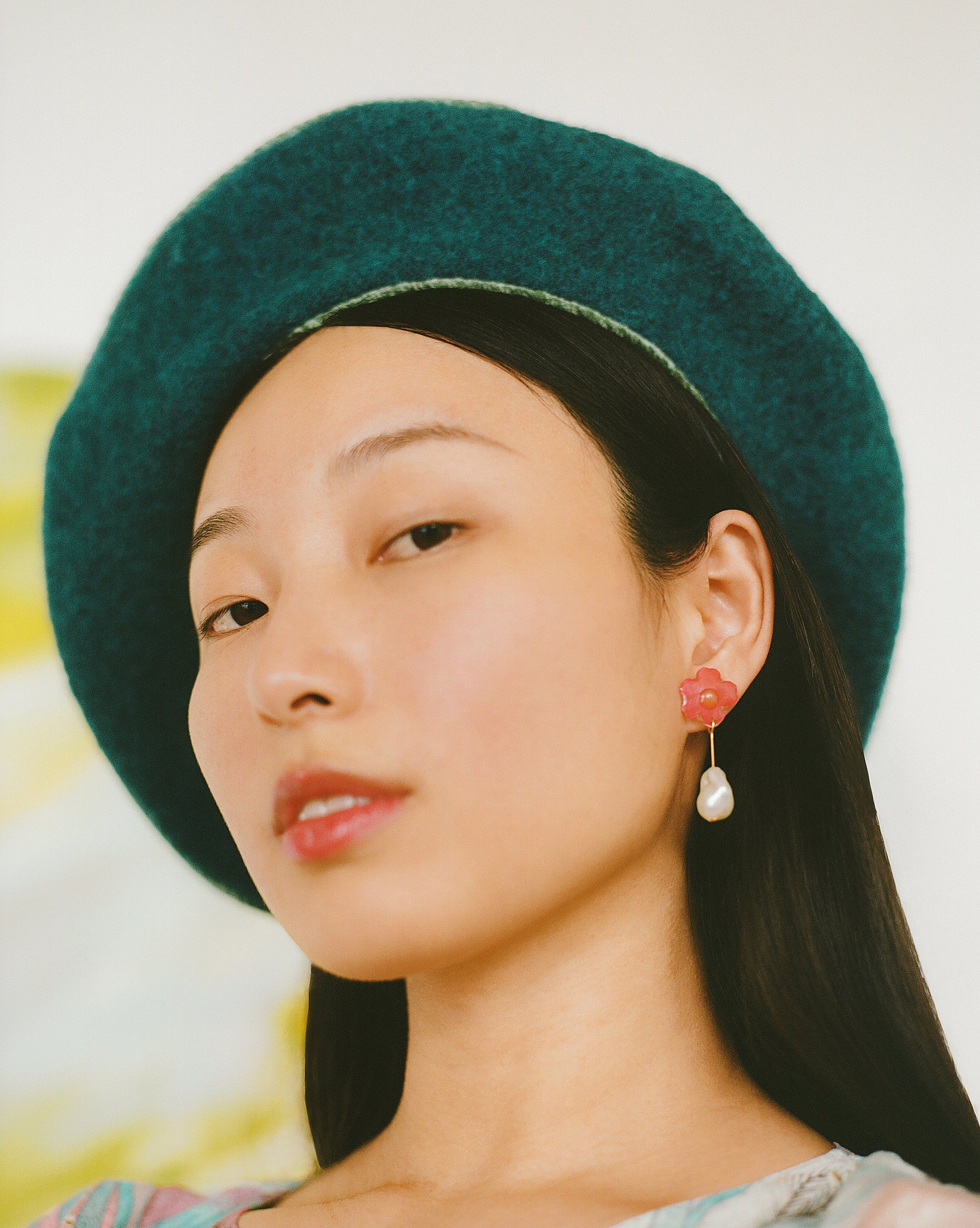 TEAL VINTAGE BERET
