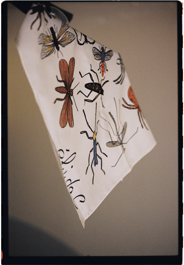 INSECTS&SPIDERS SILK BANDANA élida c. 
