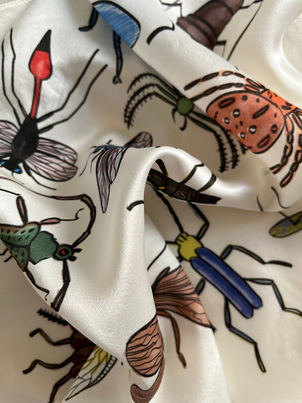 INSECTS&SPIDERS SILK BANDANA élida c. 