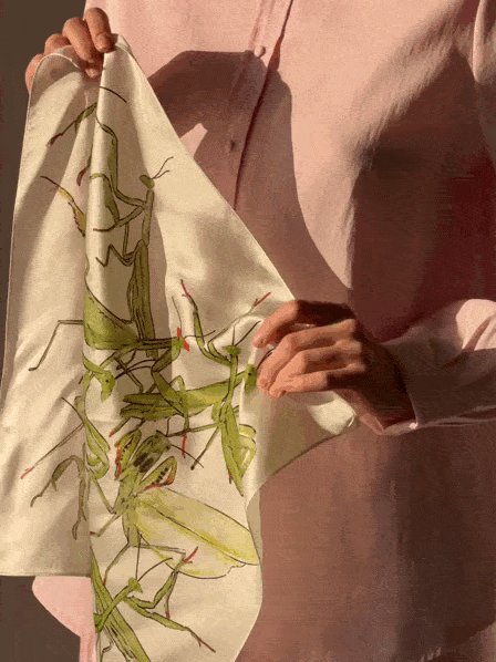 Mantis Silk Bandana