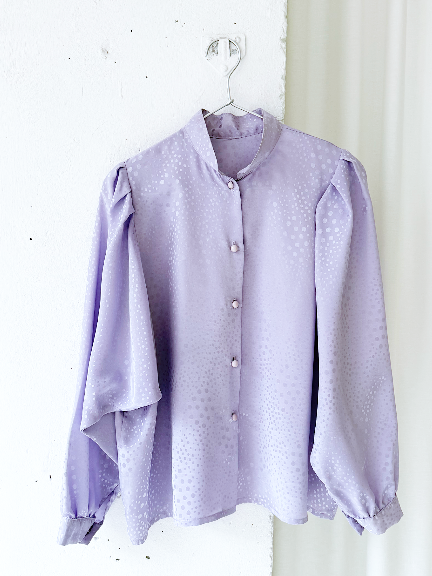 VINTAGE PURPLE BLOUSE