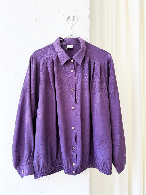 PURPLE VINTAGE BLOUSE