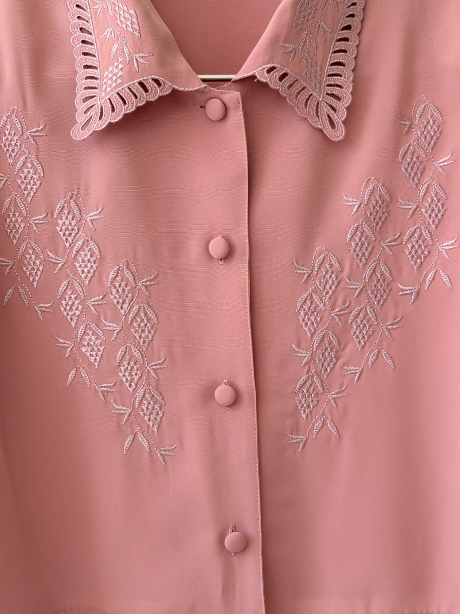 CROPPED PINK VINTAGE BLOUSE