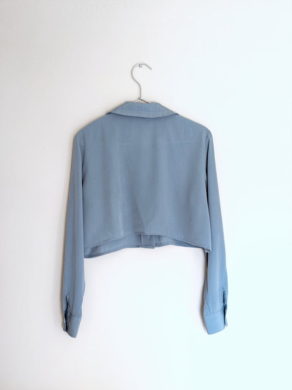 BLUE VINTAGE BLOUSE