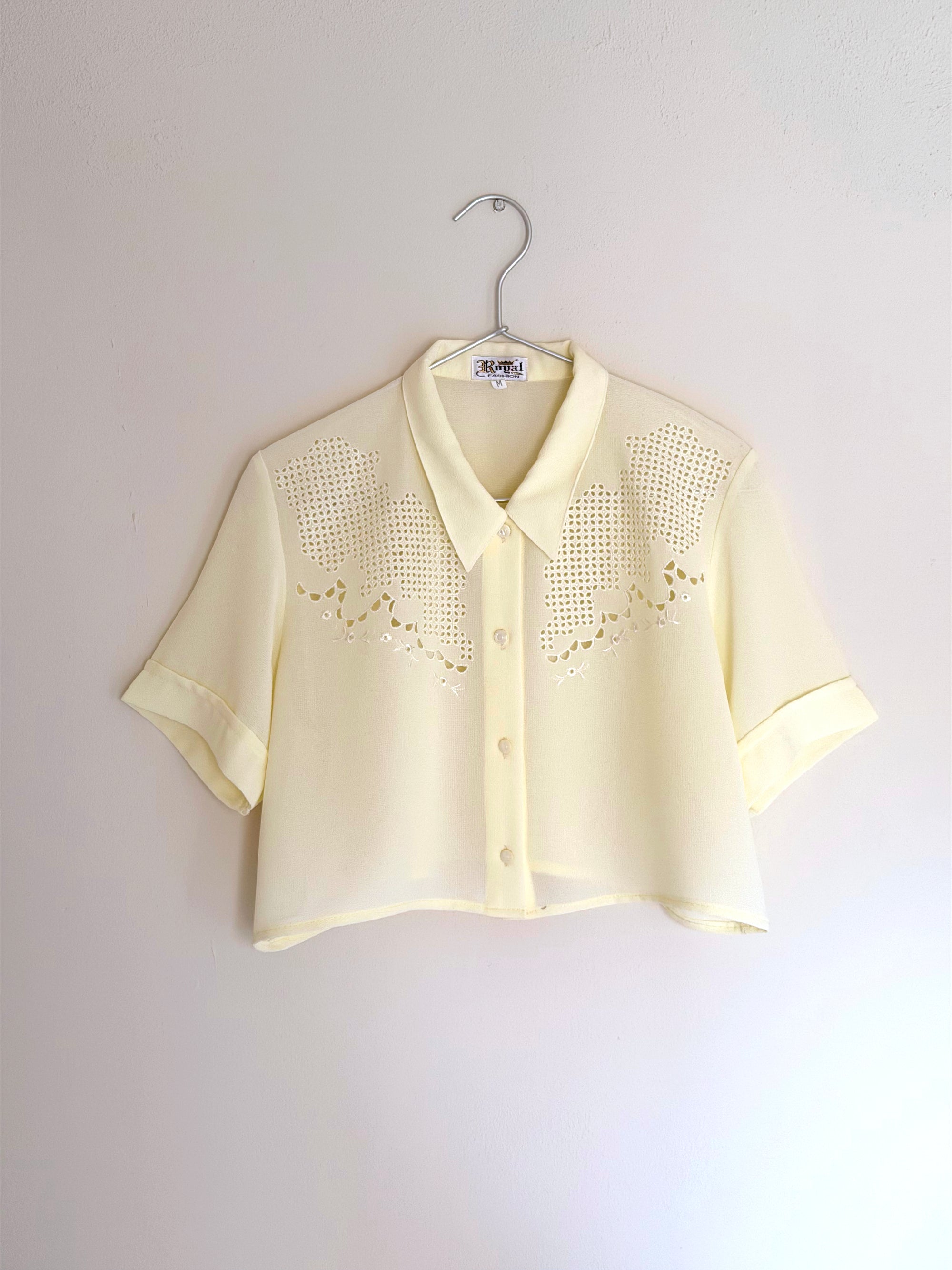 YELLOW VINTAGE BLOUSE