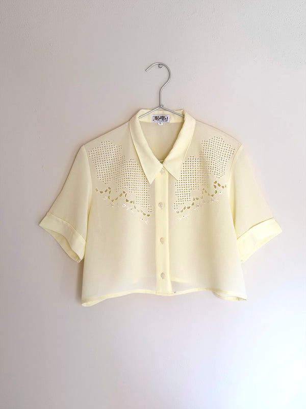 YELLOW VINTAGE BLOUSE