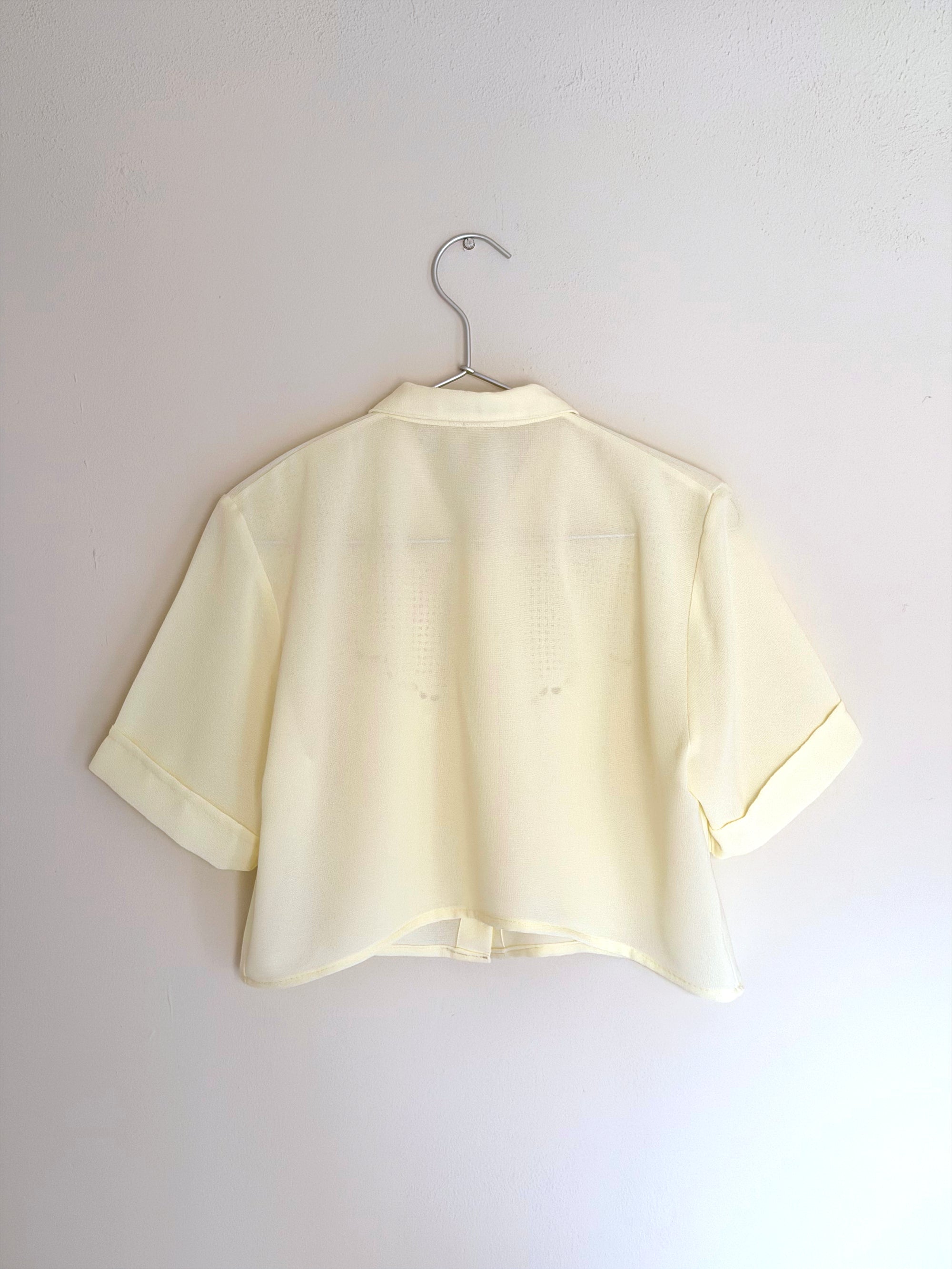 YELLOW VINTAGE BLOUSE