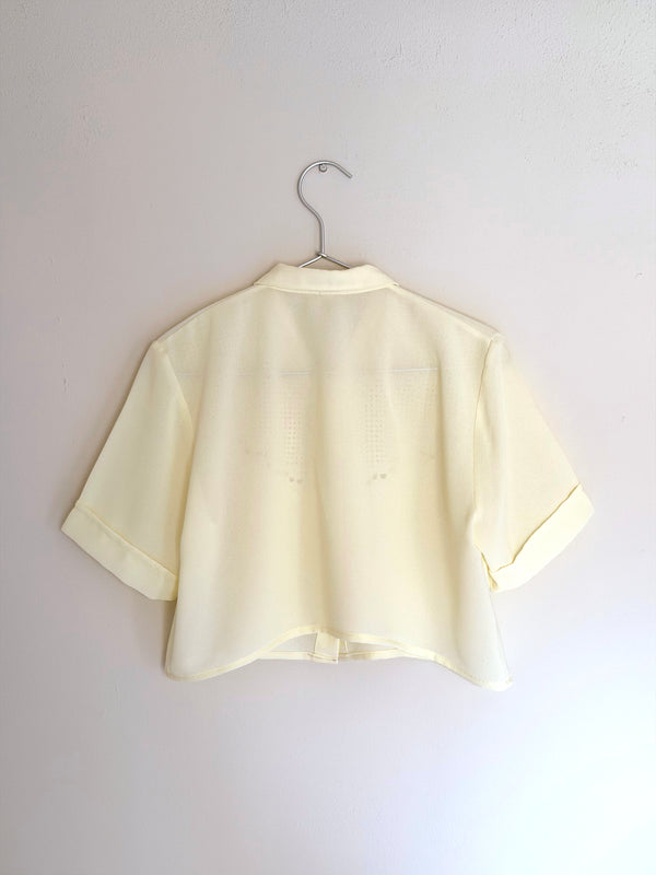 YELLOW VINTAGE BLOUSE