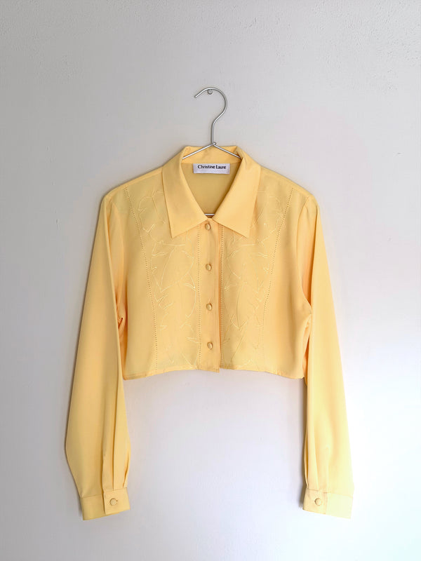 YELLOW VINTAGE BLOUSE