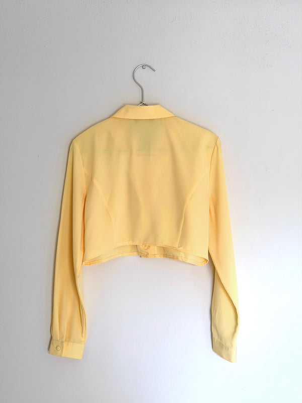YELLOW VINTAGE BLOUSE