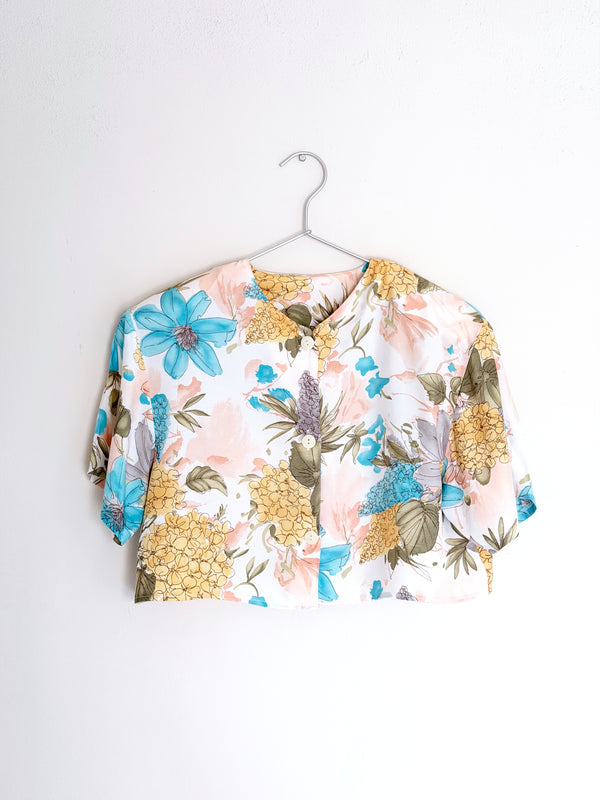 FLOWERS VINTAGE BLOUSE