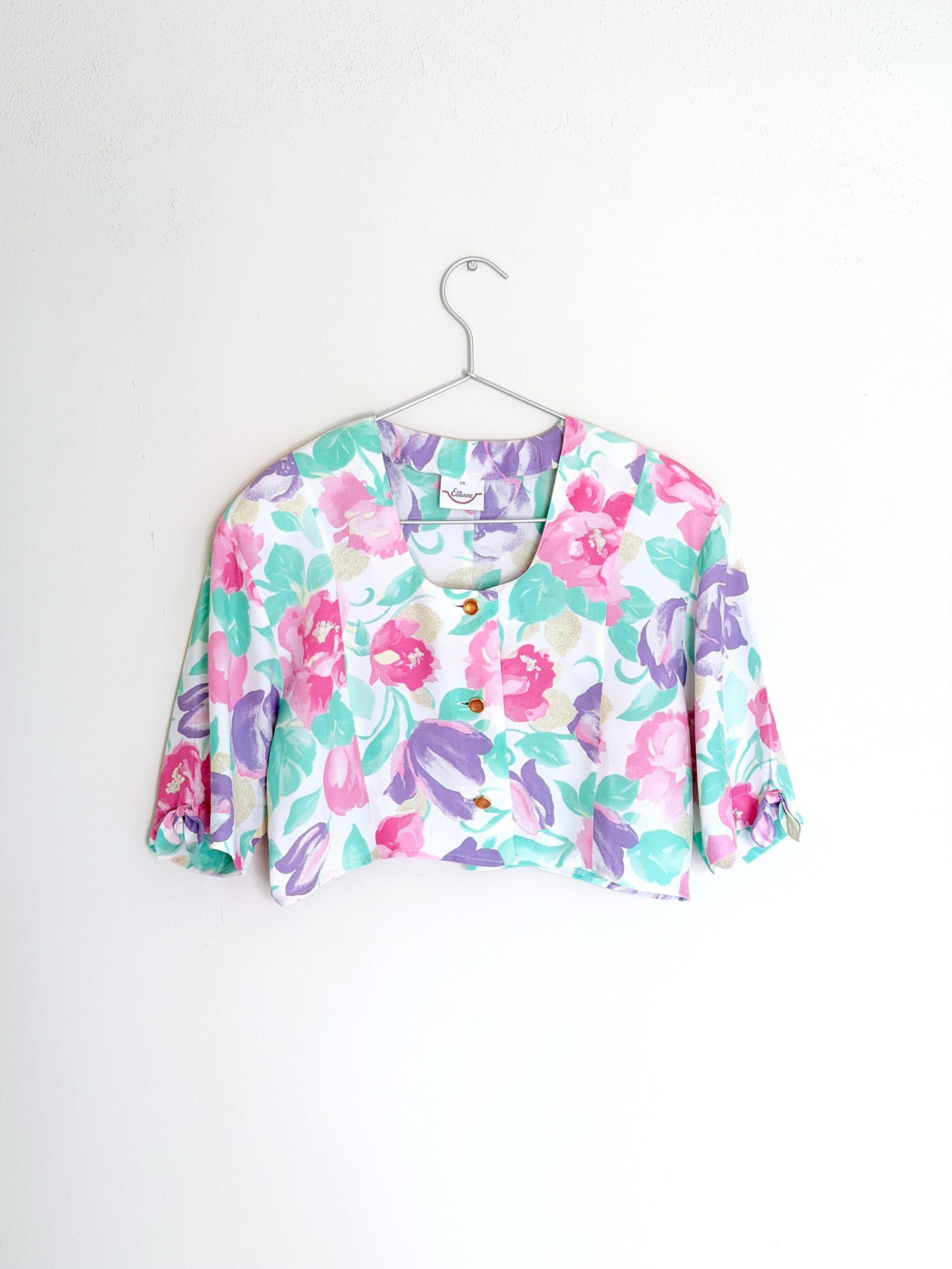 FLOWERS VINTAGE BLOUSE