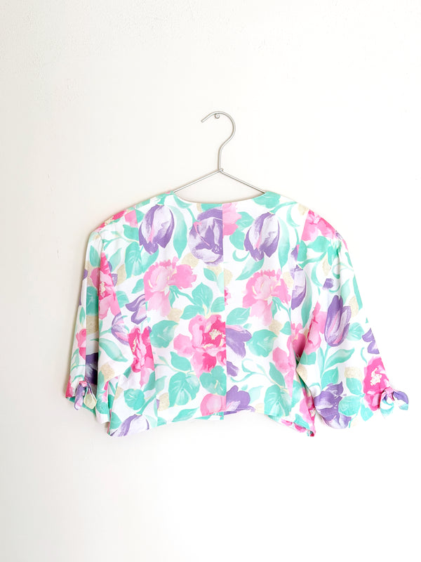 FLOWERS VINTAGE BLOUSE