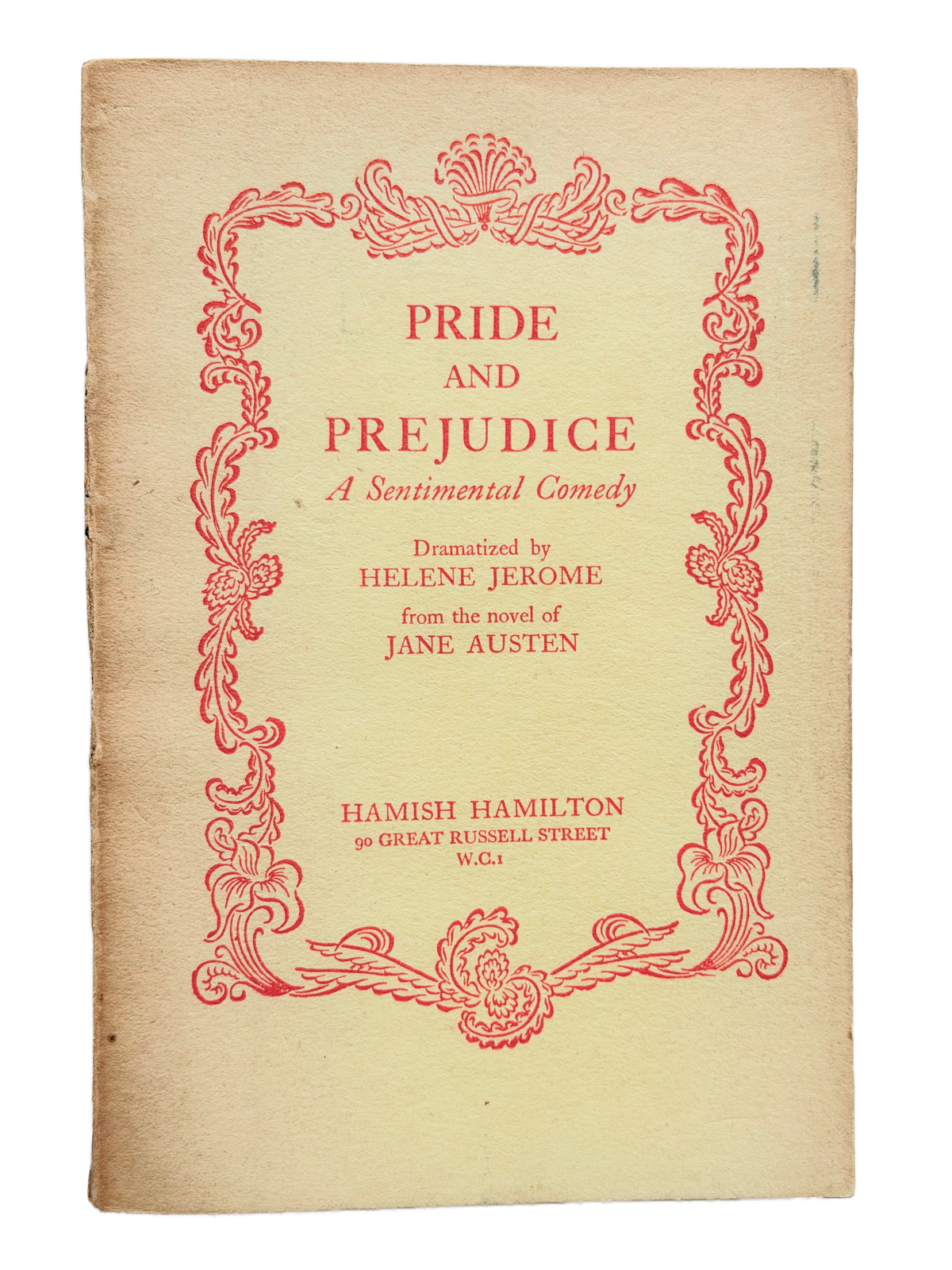 PRIDE AND PREJUDICE