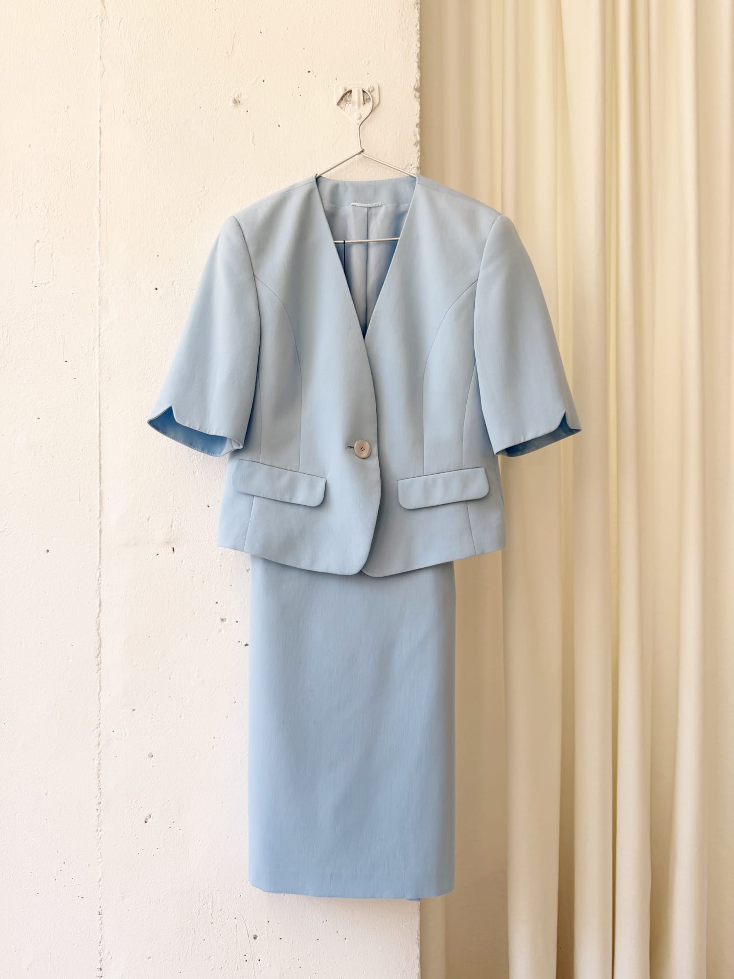 VINTAGE PASTEL BLUE SUIT